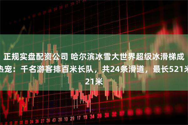 正规实盘配资公司 哈尔滨冰雪大世界超级冰滑梯成热宠：千名游客排百米长队，共24条滑道，最长521米